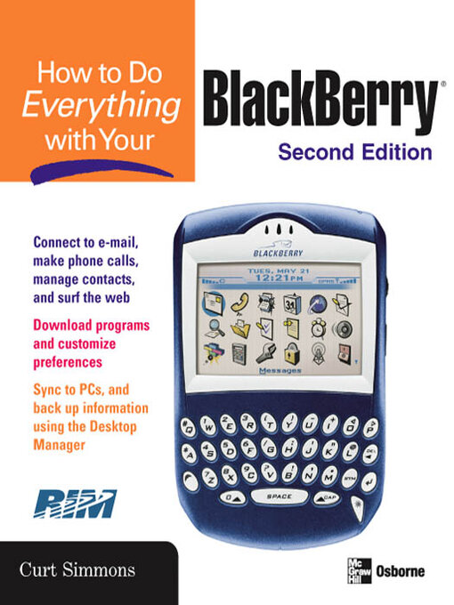 Title details for How to Do Everything with Your BlackBerry by Curt Simmons - Wait list
